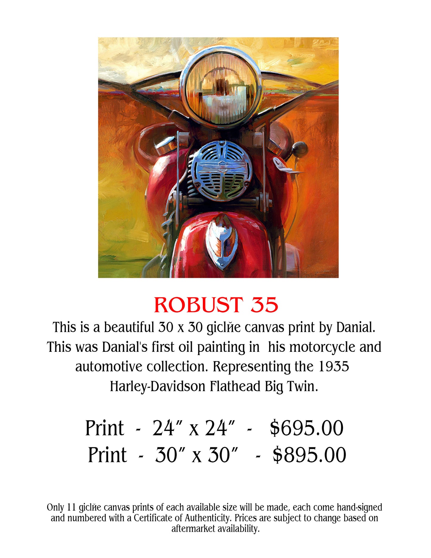 ROBUST 35, BY DANIAL JAMES