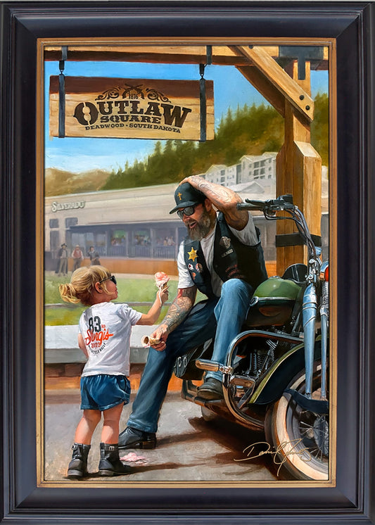SHERIFF AND THE KID, BY DANIAL JAMES FINE ART