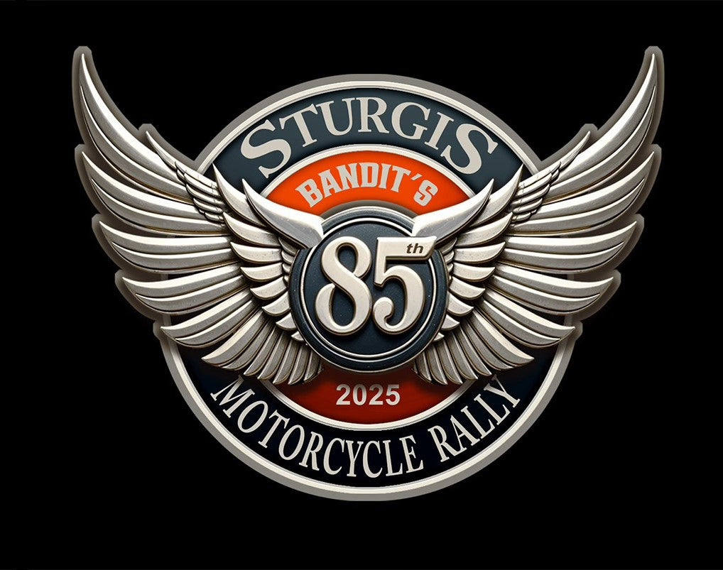 85th Sturgis Babe & 85th Bandit’s Sturgis Logo Vinyl Stickers